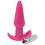 Thrilling Smooth Vibrating Anal Plug Small Pink 1