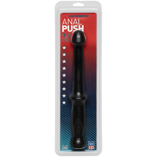 Doc Johnson Doc Johnson Anal Push Probe Black 7.5 Inch 2
