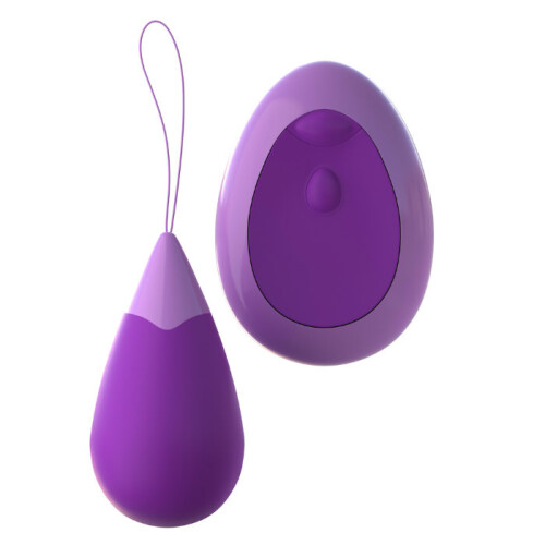 Œuf en silicone - Excite her - Rechargeable - 10 programmes de vibrations - Télécommande sans fil - Violet 1