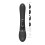 Vive Chou Double Action Interchangeable Rabbit Vibrator Black 2