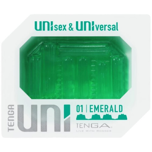 TENGA - UNI EMERALD MASTURBADOR DEDAL 1