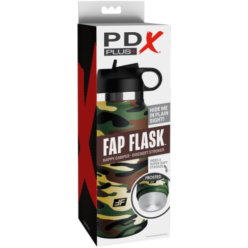 PDX PLUS - FAP FLASK HAPPY CAMPER DISCREET MASTURBATOR CAMOUFLAGE 1
