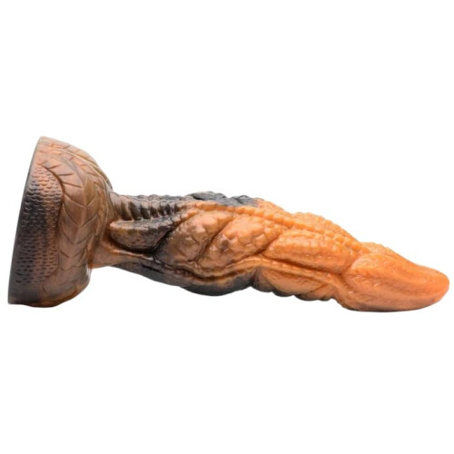 XR Brands Bølget Silikone Tentakledildo 2