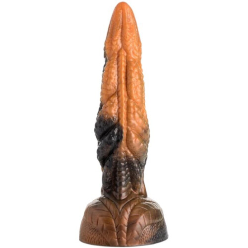 XR Brands Bølget Silikone Tentakledildo 1