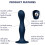 SATISFYER Dildo in Silicone Blu 3