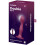 Gode de silicone com bolinhas duplas - Satisfyer - Double Ball-R - Granate 4