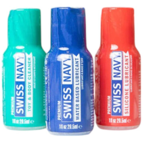 Swiss Navy Essentials Variety Pack (3 x 30ml) 1