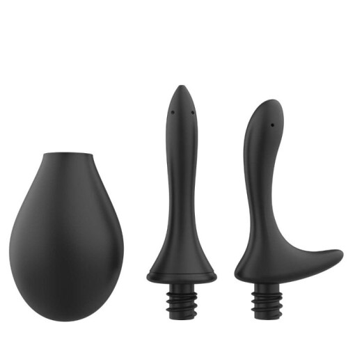 Nexus Nexus Douche Set 260ml Anal Douche with Silicone Tips x 2