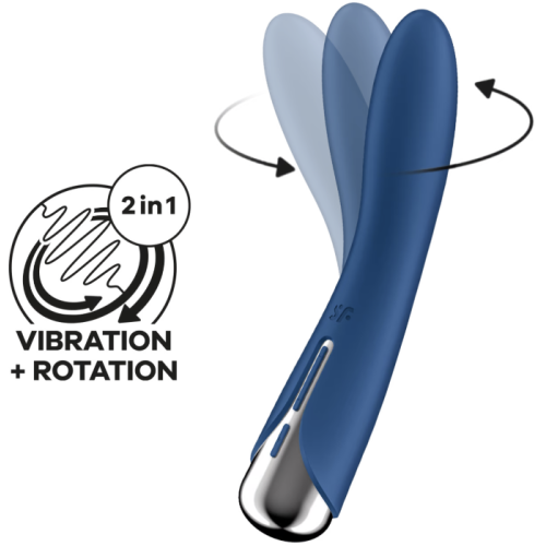 Satisfyer Spinning Vibe 1 Vibrerende Massager Blå 1