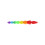 ToyJoy Rainbow Heart Anal Beads 3