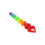 ToyJoy Rainbow Heart Anal Beads 2