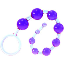 Me You Us Dragonz Tail Anal Beads Violet 10 Inch