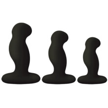 Nexus G Play Trio + Rechargeable Unisex Vibrators Black