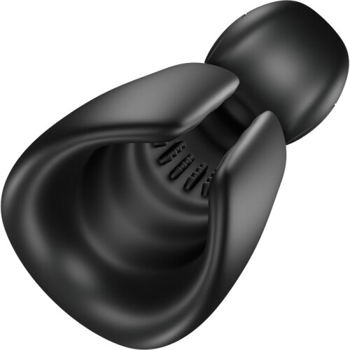 Snail Vibe Evo Vibrating Masturbator Black - Male Stroker Sex Toy for Men 2