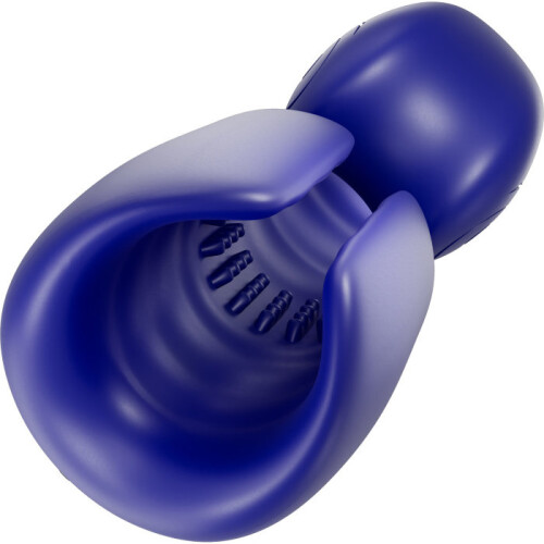 Snail Vibe Evo Vibrating Masturbator Navy - Male Stroker Sex Toy for Men 2