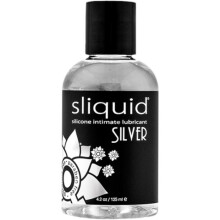 Sliquid Naturals Silver Silicone Lubricant-125ml