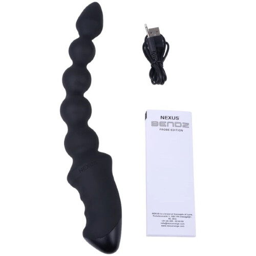 Nexus Nexus Bendz Bendable Rechargeable Vibrating Anal Beads 2