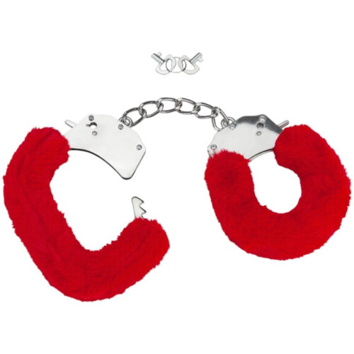 Me You Us Furry Handcuffs Red 1