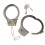Me You Us Heavy Metal Handcuffs Silver 1