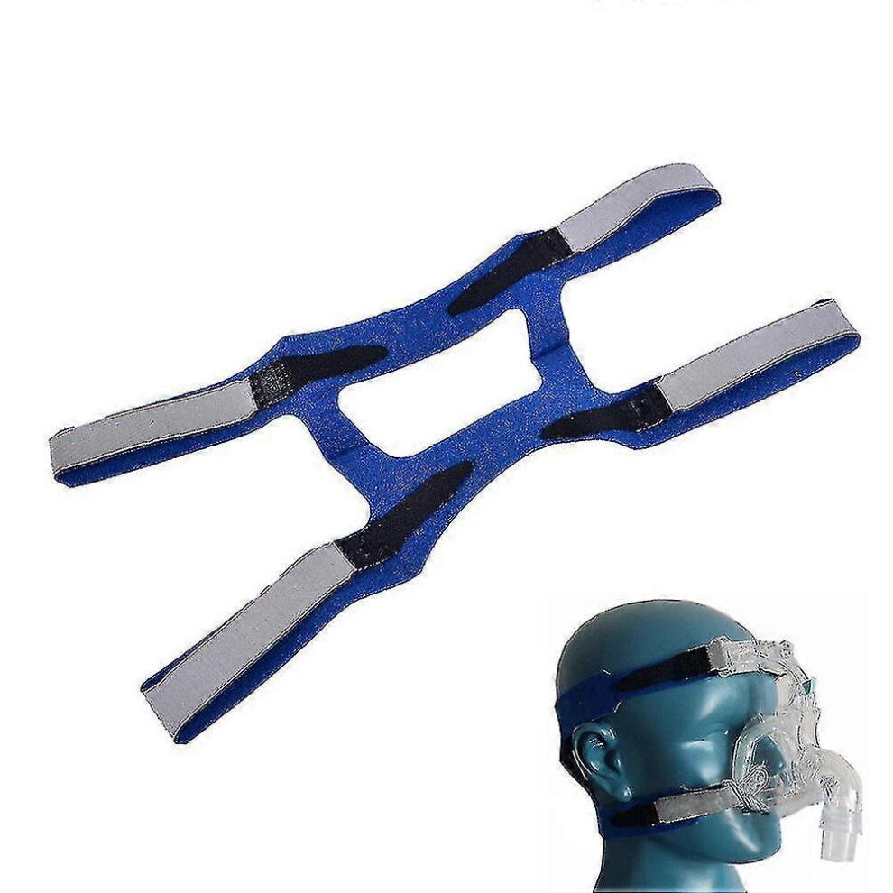 Wrezatro (As Pic2, One Size) Universal Anti-Snore Headband Sleep Stop Snoring Snore Stopper Chin Strap Dislocated Jaw Snoring Resistance Face-Lift Thin Band