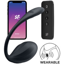 Satisfyer Ribbed Petal Remote and App Controlled Rechargeable Wearable Vibrator