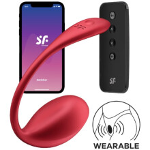 Satisfyer Shiny Petal Remote and App Controlled Rechargeable Wearable Vibrator