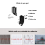 (White) Wall Mount 10 AAA & 10 AA Batteries Storage 7