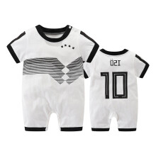 (Germany 10, 73CM) Newborn Baby 0-3 Months Baby Basketball Football Sports Jumpsuit