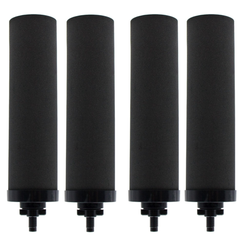 4PCS Water Filter for Black Activated Carbon Filters