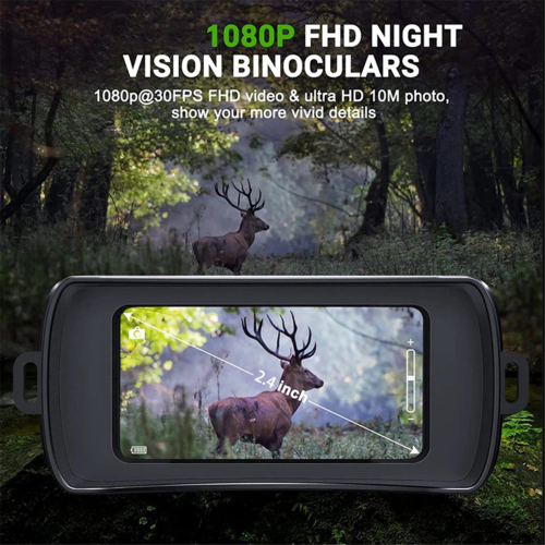 Υπέρυθρη συσκευή νυχτερινής όρασης 1080P 5X Κιάλια για Κυνήγι Βαρκάδας 2
