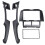 2 Din Car Stereo Frame Trim Kit for Yaris Vitz Platz 2005-2011 4