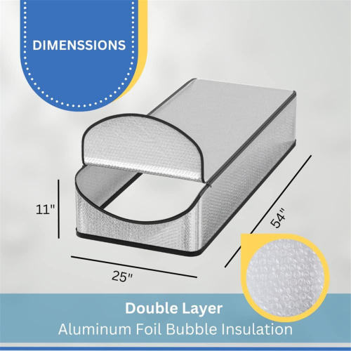 Attic Stairs Insulation Cover with Zipper Insulator Bag 2