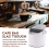 Knock Box for Coffee with Removable Knock Bar Espresso Bin -White 5