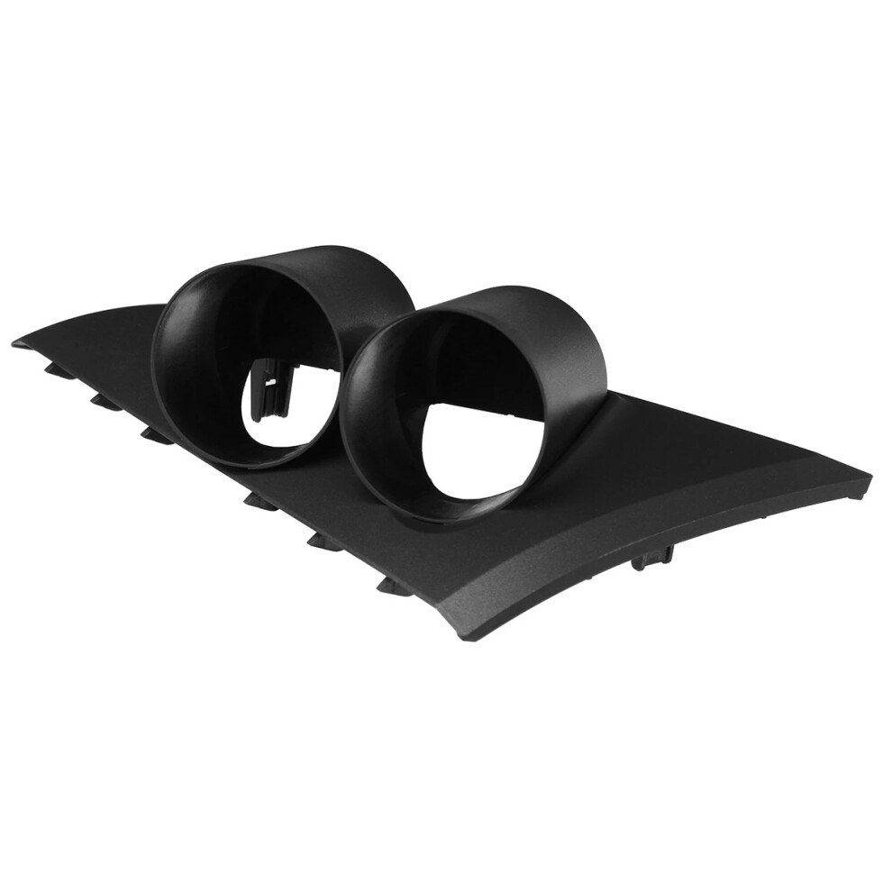 Support de tableau de bord double noir mat 52 mm pour Ford Falcon