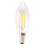 E12 4W Vela Chama Filamento LED Lâmpada Lâmpada 10*3.5cm 1