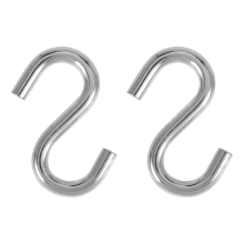2er-Pack Hochleistungs-S-Haken, S-Haken, Universalhaken, 3 Zoll lang