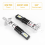 2X H1 6000K Super Bright White 6000LM DRL Κιτ προβολέων μεγάλης σκάλας LED 3