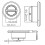 Electric Recliner Switch 2 Button 5 Pins Round Hand Switch for Home 5