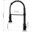 Best Matte Black Kitchen Sink Faucet, 2 Function Kitchen Sink Mixer Faucet with Pull Out Sprayer 5