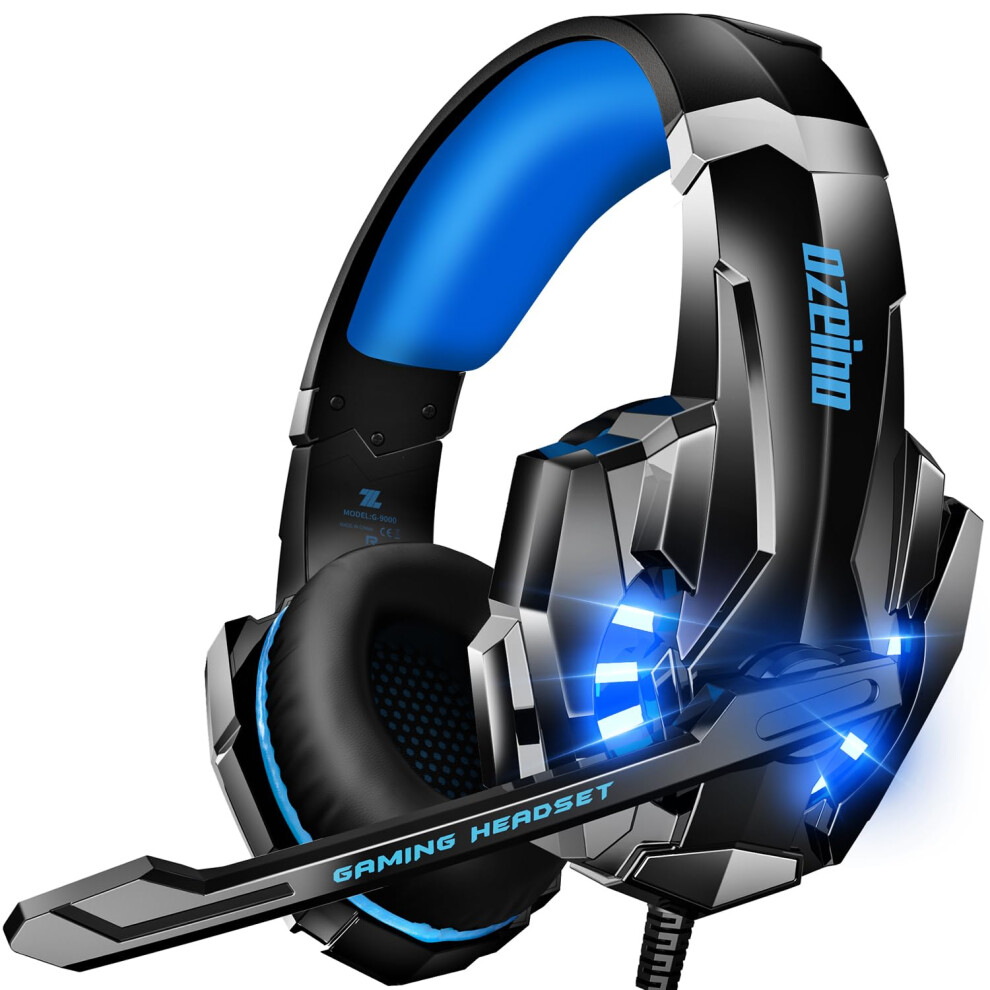Photos - Headphones Ozeino Gaming Headset for Ps4 Ps5 3D Surround Sound Noise Cancelling  with Microphone for PC Xbox One Switch with