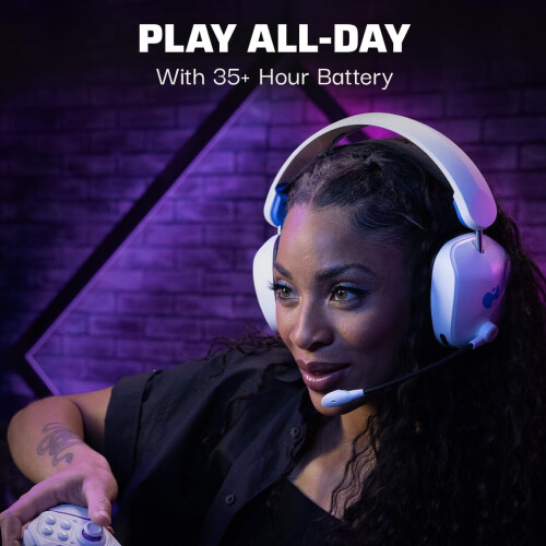 PDP PS5 PHANTOM WIRELESS HEADSET White 2