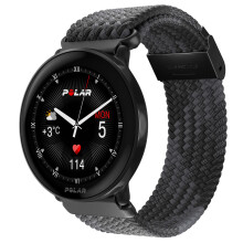 Polar Ignite 3 - Fitness & Wellness GPS Smartwatch with Braided Yarn Wristband Black, Sleep Analysis, AMOLED Display, 24/7 Activity Tracker, Heart