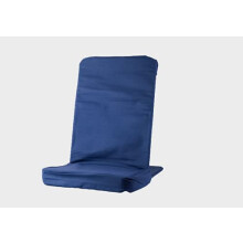 BACKJACK BJI Original BackJack -Made in The USA- Extra Large Navy Cotton Fabric Lightweight Floor Seating Chair for Gaming, Families, Parents,