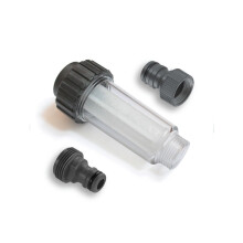 Skyzone Water Filter For High Pressure Washer Including Filter Insert, hose adapter (5.731-050.0) for all pressure washers with 3/4" water connection,