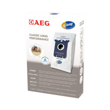 AEG GR 201 S-Bag 4x Long-Performance Synthetic Vacuum Cleaner Bags Suitable for Menalux 1800