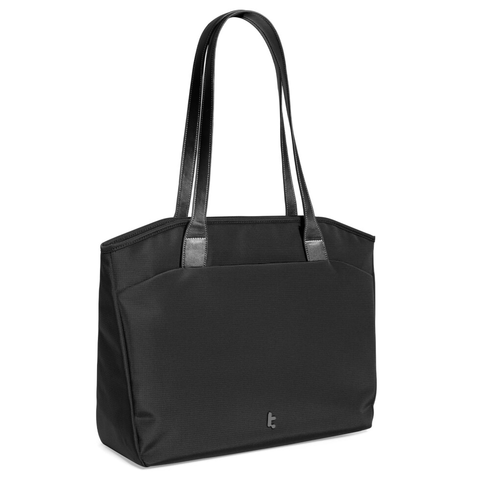 tomtoc Tote Bag for Women Water-resistant Laptop Shoulder Bag Ladies Lightweight Large Capacity Shopping Bag Daily Office Work Business Travel School
