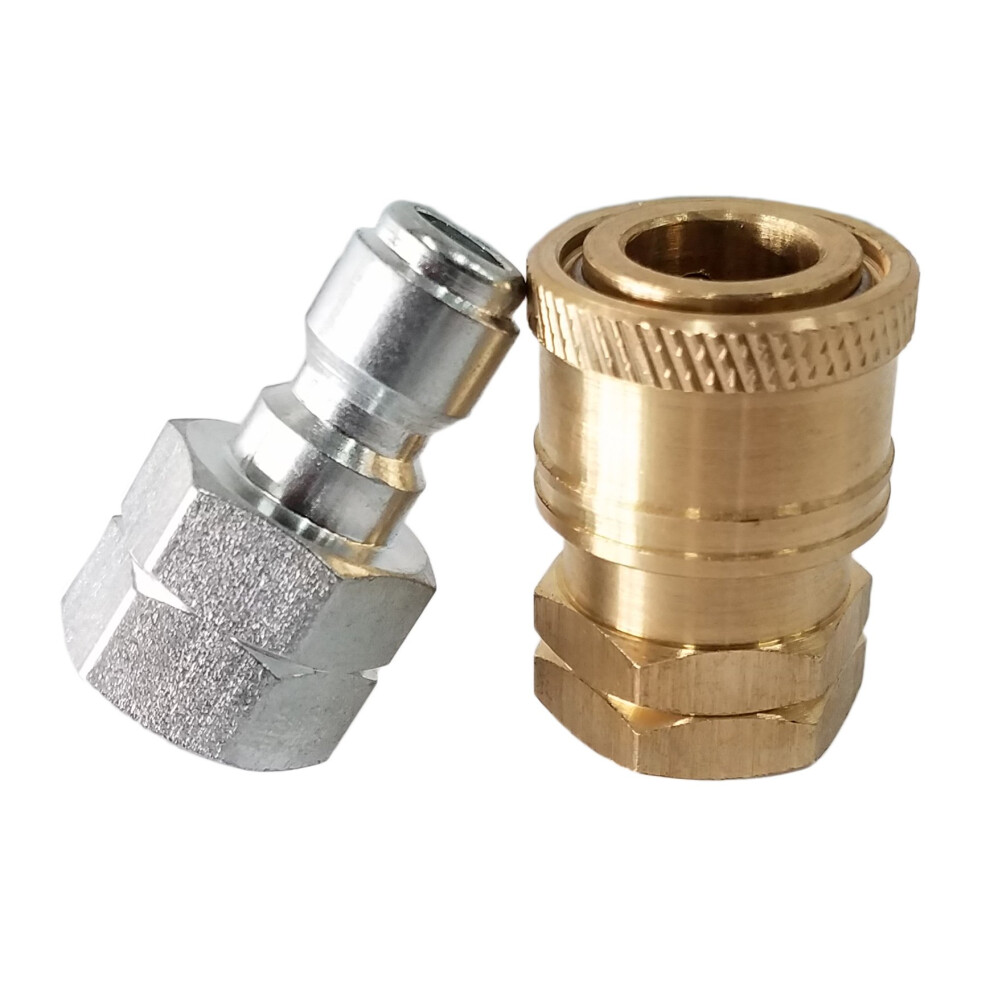 Ultimate Washer 1/4-Inch Quick Connect Pressure Washer Adapter Set, Max Pressure 5000 PSI Rating