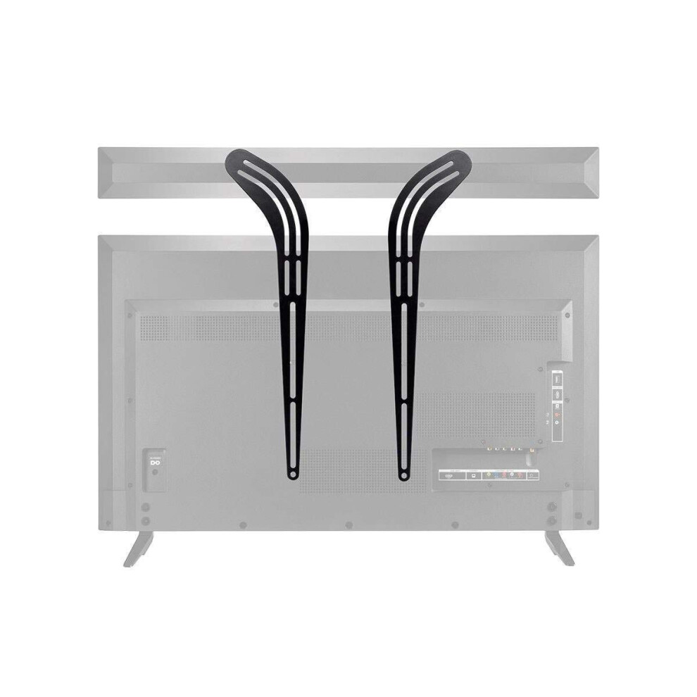 Photos - Mount/Stand Monoprice  115265 Universal Soundbar Bracket 2334; - 5534, Black, 22 x 1.7 x 7 