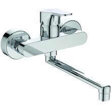 Ideal Standard - Cerabase, Wall Mounted Single-Lever Kitchen Mixer, Spout spout 360?, Chrome