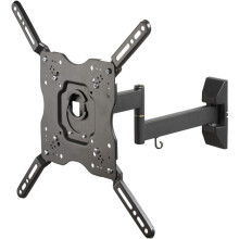 Vivanco 37980 Flat Screen Wall Mount 139.7 cm (55 Inches) Black - Flat Screen Wall Brackets (TV, 35 kg, 139.7 cm (55 Inch), 100 x 100 mm, 400 x 400